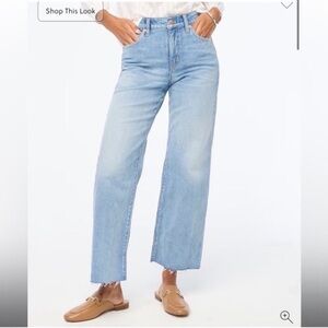 J.Crew Wide-leg cropped jean in all-day stretch